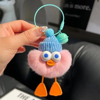 Promotional Gift Car Key Handbag Accessories Gift Key Ring Custom Cute Cartoon 3D Plush Keychain - Quanzhou Glory Sports Goods Co., Ltd - China