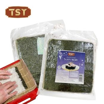 Japanese Restaurant 10 Sheet Dried Seaweeds Roasted Sushi Yaki Nori Seaweed - Guangdong Tasty Foodstuffs Co., Ltd. - China