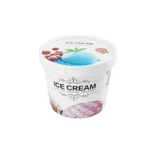 Biodegrade Cold 12oz 16oz 32oz 5oz with Lids Ice Cream Paper Bowl - Jiangsu Fantasy Packaging New Material Co., Ltd. - China