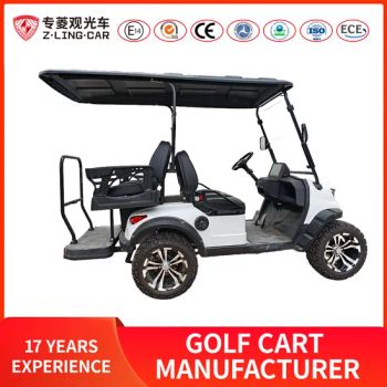 Utility Golf Cart with Cargo Bed for Hauling Equipment Power 5kw Whellbase 1850 mm Trademark ZLingCar Suitable for - Zhejiang Zlingcar Technology Co., Ltd. - China