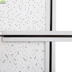 1200X600 Acoustic Ceiling Tiles Suspended Ceiling Tiles 6mm Mineral Ceiling Board - HEBEI SINOSKY NEW MATERIALS CO., LTD. - China
