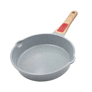 Kitchen Mini Skillet Pan Round Aluminium Saute Pans Blue Ceramic Coating Non Stick Fry Pans with Removable Handle - Zhong Xing Da (Hangzhou) Import & Export Co., Ltd. - China