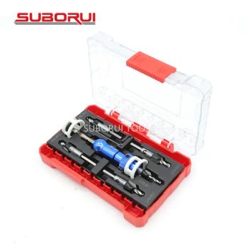 Suborui Carbide Tipped Countersink Drill Bits with Depth Stop Hex Shank Wood Milling Cutter Woodworking Drill Bits - Jiangsu Borui Tools Co., Ltd. - China