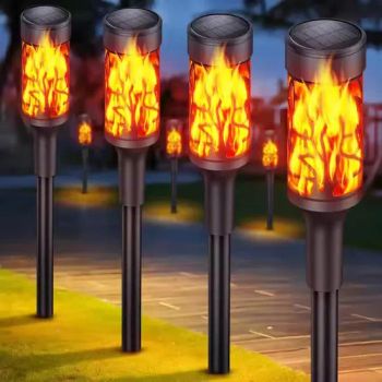 Waterproof Solar Garden Lights Realistic Flame Effect Solar Lights Torches - Ningbo Smart Light Co., Ltd. - China