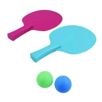 Plastic Small Ping Pong Rackets Set with Ball for Kids MOQ 3000 Custom Yes Color Custom Trademark EZ Origin China Purpose Sports - Hangzhou Ez Leisure Co., Ltd - China
