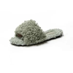 Women Plush Slippers Winter Indoor Home Open Toe Slippers Soft Slippers Ladies Warm Slippers Esg14284 - Ningbo Easyget Co., Ltd. - China