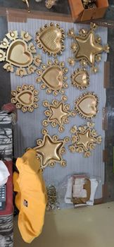 Art Decor Golden Iron kuppi set of 4 Color Golden Type Art Decor Material Cast - H.A.Handicrafts - India
