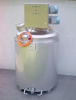Curd (quark) mixer I Buffer container for soft cheese - KASAG SWISS AG - Switzerland
