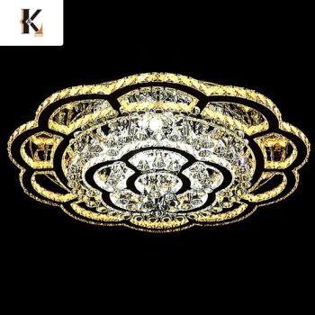 Crystal LED Ceiling Lamp Dining Room China Luxury Residential Crystal Chandeliers Modern Lights Ceiling LED Crystal Dropping Lights Home Crystal Ceiling Light - Zhongshan Konig Co., Ltd. - China