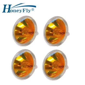 HoneyFly Orange Xenon Halogen Lamp 28W/35W/45W/50W 12V GU5.3 8-12° Dimmable for Dimplex - Changzhou HoneyFly International Co., Ltd. - China