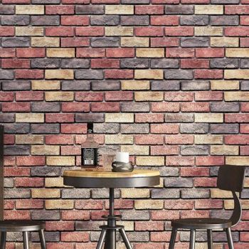 Adhesive PVC Stickers Sticker Wallpaper Foam Brick 3D PE Foam Wall Stickers - Ningbo Yinzhou Wenhui Paper Co., Ltd. - China