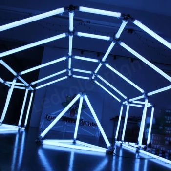 Stage Club Lighting Artnet Pixel 3D RGB Tubes Light DMX LED Tube - Shenzhen Ledcolourlight Technology Co., Ltd. - China