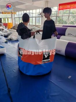 Factory New Style Outdoor Inflatable Sports Games Inflatable Jumping Bag Inflatable Air Bag - Guangzhou Huayue Inflatable Products Co., Ltd. - China