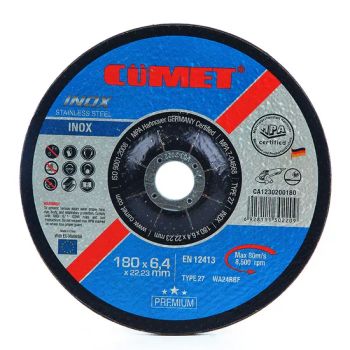 CUMET 125X6X22.2MM Edge Grinding Wheel 24# Electroplating 3Y Grain Size 24# Trademark CUMET Warranty 3 Years Shapes Edge Shape - ZHEJIANG JINHUA CUMET ABRASIVE CO., LTD. - China