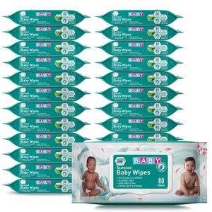 OEM Baby Hand and Mouth Cleaning Wipes Organic Alcohol-Free Baby Wet Wipes - Zhejiang Qimei Cosmetics Co., Ltd. - China