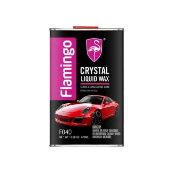 F040 Premium Crystal Liquid Wax Car Care Cleaner Wax Color Yellow Use Anti-Water Brand Flamingo HS Code 34053000 Trademark - Guangzhou Flamingo Car Care Tech Co., Ltd. - China