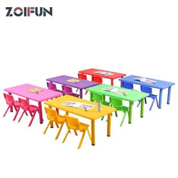 Zoifun Wholesale High Quality Kindergarten Furniture Plastic Durable Child Kids Party Tables and Chairs - Jinhua Zhongyi Furniture Co., Ltd - China