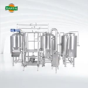 2bbl 2-Vessel Steam Stainless Steel Automatic Heating Home Brewing Equipment - Shandong Tiantai Beer Equipment Co., Ltd. - China