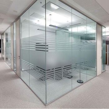 Glass Room Dividers Material Glass Color Transparent Appearance Modern Brand Magical Designs Usage/Application Office Country of Origin Made in - Magical Designs - India