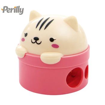 AD2004 Pretty Cute Cartoon 2 Holes Colored Hand Held Pencil Sharpeners for Kids - Ningbo Yinzhou Sages Import & Export Co., Ltd. - China