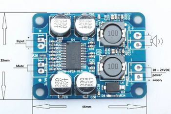 TPA3118 PBTL Mono Digital Amplifier Board 1X60W 12V 24V Power Amplifier Module - Sharvi Technologies (OPC) Private Limited - India