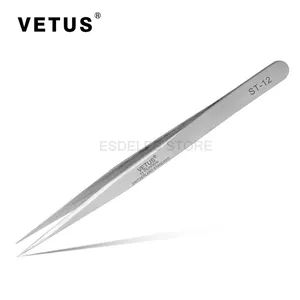 100% Vetus Certified St Series Stainless Steel Tweezers for Eyelash Extensions Application - Shenzhen Eles Technology Co., Ltd. - China