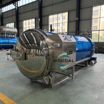 Single Layer Water Spray Retort Sterilizer Double Doors Autoclave for Canned Food - Shandong Wogoal Machinery Co., Ltd. - China