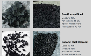 Coconut Charcoal & Briquettes Grade A,B,C Place of Origin Kalimantan, Belawan, - kezlink Global - United Arab Emirates