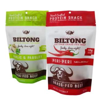 Digital Printing Matte Mylar Stand up Beef Jerky Biltong Snack Packaging Zipper Pouch - Guangdong Shunfa Colour Printing Co., Ltd. - China
