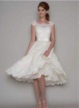 Lace Evening Cocktail Gowns Short Little White Short Bridal Dresses Z5076 - Suzhou Leader Apparel Co., Ltd. - China