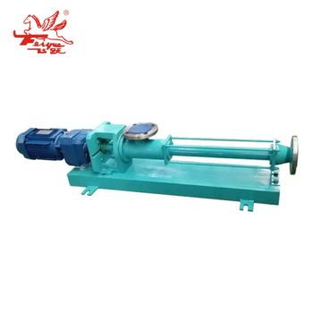 G Single Screw Pump Progressing Cavity Pump Eccentric Screw Pump Used for Waste Water, Foods Oil, Similar Nemo Screw Pump Pcp Pump - Jiangsu Feiyue Machine and Pumps Group Co., Ltd. - China