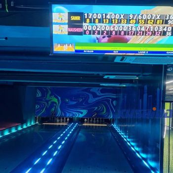 Diamond Glow Synthetic Lane Price Width 1.75m Origin China Condition New Shoes 6 Pairs Material Steel HS Code 95049000 Model NO. - Langfang Xushida Bowling Equipment Co., Ltd - China