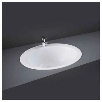 White Ceramic Inset Counter Top Basin Color White Shape Round Pattern Plain Material Ceramic Application Washroom Basin Type Counter - Genious Trading Co. - India