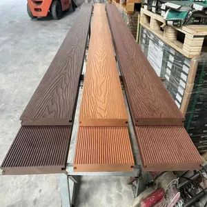 Water-Resistant Artificial WPC Composite Decking Waterproof Co-Extruded Solid Decking Wood - Haining Uv Decoration Material Co., Ltd. - China