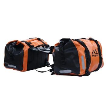 Large Capacity Tarpaulin Waterproof Motorcycle Saddle Luggage Bag - Quanzhou Muni Bags Co., Ltd. - China