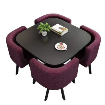 Modern Italian 4 6 Chairs Outdoor Home Furniture Dining Room Cheap Luxury Dining Table Set - BAZHOU DOWELL FURNITURE CO., LTD. - China