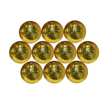 Wholesale High Quality Custom Golf Ball Golden Plating Ball Gold Plated Color Golf Ball for Gifts Promotion - Xiamen Mlg Sports Equipment Co., Ltd. - China
