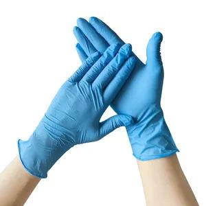 Disposable Blue Em Safety Medical Nitrile Latex Free Powder Free Surgical Examination Gloves - A.H.A INTERNATIONAL CO., LTD. - China