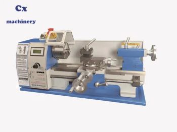 Factory Wholesale Cx210V Horizontal Manual Lathe Desktop Thread Cutting Tools Metal Machine Metal Pipe Threading Universal Mini Lathe - Shanghai Bison-Sharp Machinery Co., Ltd - China
