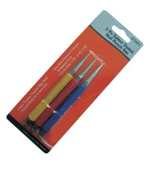 3PCS Centre Punches of Hand Tools 3 Colors in 1 Set Quality High Condition New Usage Carving Color Unicolor Trademark - Hangzhou Shunguang Imp. & Exp. Co., Ltd. - China