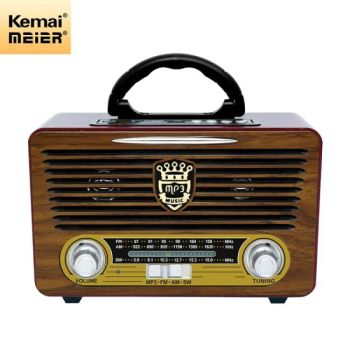 Vintage Style Classic FM Portable Radio Digital Screen Home Kitchen Radio - Dongguan Keshang Electronics Co., Ltd - China