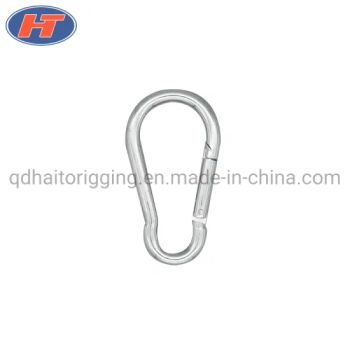 Steel Carabiner Spring Snap Hooks for Camp or Climbing Area China Brand Haito Origin China Color Silver Emo Emo Brand Market - Qingdao Haito Rigging Hardware Co., Ltd. - China