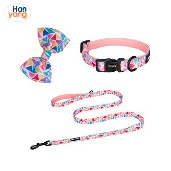 Hanyang Products Free Sample Pet Products Wholesale Custom Dog Collar Set Pet Dog Leash Dog Collar - Dongguan Hanyang Pet Products Co., Ltd. - China