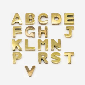 Silver Polished Brass Letters Sign Boards, For Advertisement Grade NA Size ANY Color Silver Features high Material - Green Graphics - India