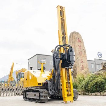 Portable Small Pile Drivers Machine Diesel Vibratory Fence Post Photovoltaic Pile Driver Installation for Sale - Jining Hengwang Construction Machinery Co., Ltd. - China