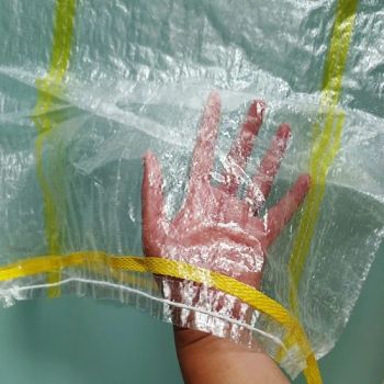 50kg Yellow Transparent PP Woven Bag Recyclable 0-100kgs MOQ100 0.05-0.2mm 1Y - Tianjin Longterm Plastic Co. Ltd. - China