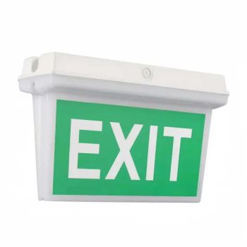 3 Hours IP65 Waterproof Light 8W LED Escape Signs Fire Safety Rechargeable LED Emergency Exit Sign - Huizhou More Green Light Co., Ltd. - China