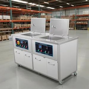 F2 108L Fast Ship Two Tank Industrial Ultrasonic Cleaner Automotive Component Washer - Guangzhou Blue Ocean Technology Co., Limited - China