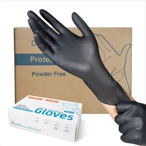 Black Nitrile Exam Gloves 6mil Nitrile Gloves Tattoo Gloves Box Medical Powderfree Guantes No Esteril Luvas De Nitrilo - Lu'an Woma Import and Export Co., Ltd. - China