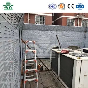 Zhongtai Soundproof Fence for Air Conditioner China Factory Sound Barriers for Outdoors Color Steel Plate Material Air Conditioner Sound Wall - Anping Zhongtai Expanded Metal Mesh Co., Ltd. - China